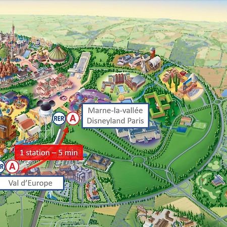 Studio Art - Shopping Center And Train Station 500M - Disneyland Paris 5Min Montévrain Zewnętrze zdjęcie